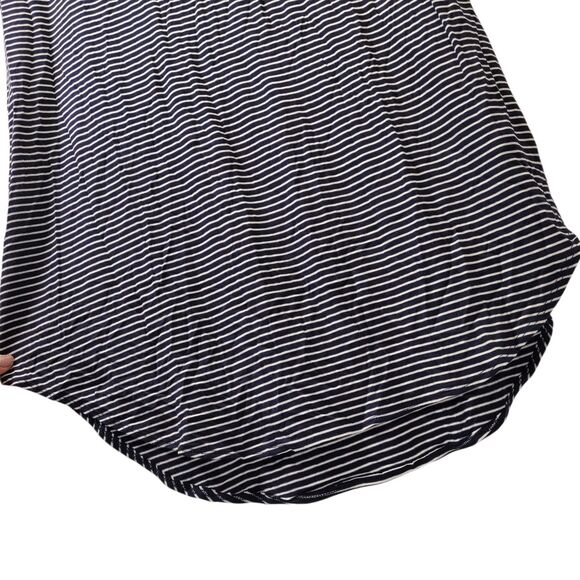 Daily Rituals Women's Striped Short Sleeve Hi-Low Tunic Top Size X-Large - Picture 5 of 10